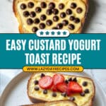 Custard Yogurt Toast (Viral Tiktok Recipe) Recipe