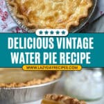 Water Pie Recipe
