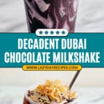 Copycat Shake Shack Dubai Chocolate Milkshake Recipe