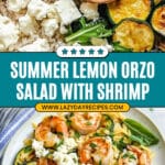 Summer Lemon Orzo Salad With Shrimp Recipe