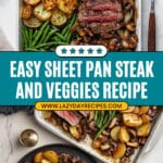 Sheet Pan Steak and Veggies Recipe
