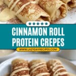 Cinnamon Roll Protein Crepes Recipe
