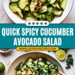 5-Minute Spicy Cucumber Salad Recipe