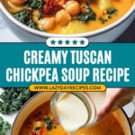 Creamy Tuscan Chickpea Soup Recipe