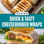 Cheeseburger Wrap Recipe