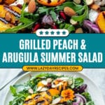 Grilled Peaches, Arugula & Feta Salad Recipe