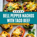 Loaded Bell Pepper Nachos Recipe