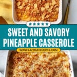 Pineapple Casserole Recipe