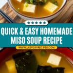 Homemade Miso Soup with Tofu Recipe