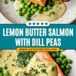 Lemon Butter Salmon with Dill Peas Recipe