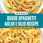 Spaghetti Aglio e Olio Recipe