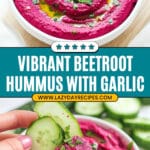 Easy Beetroot Hummus with Tahini Recipe
