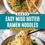 Miso Butter Noodles Recipe