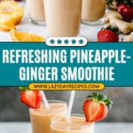 Tropical Pineapple-Ginger Smoothie Recipe