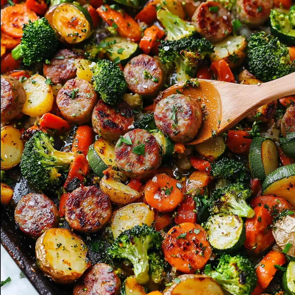 Sausage and Veggies Skillet Recipe - Recipe Image
