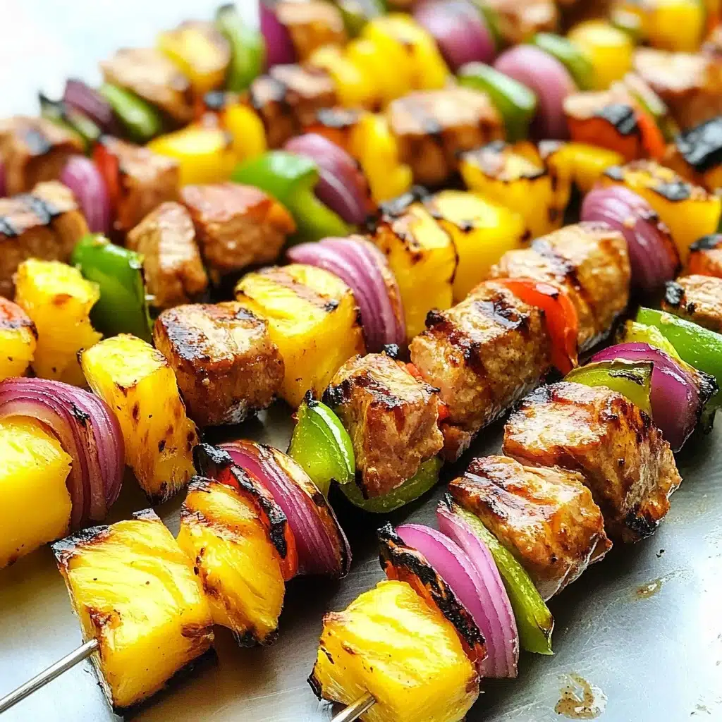Hawaiian Chicken Kabobs Recipe - Recipe Image