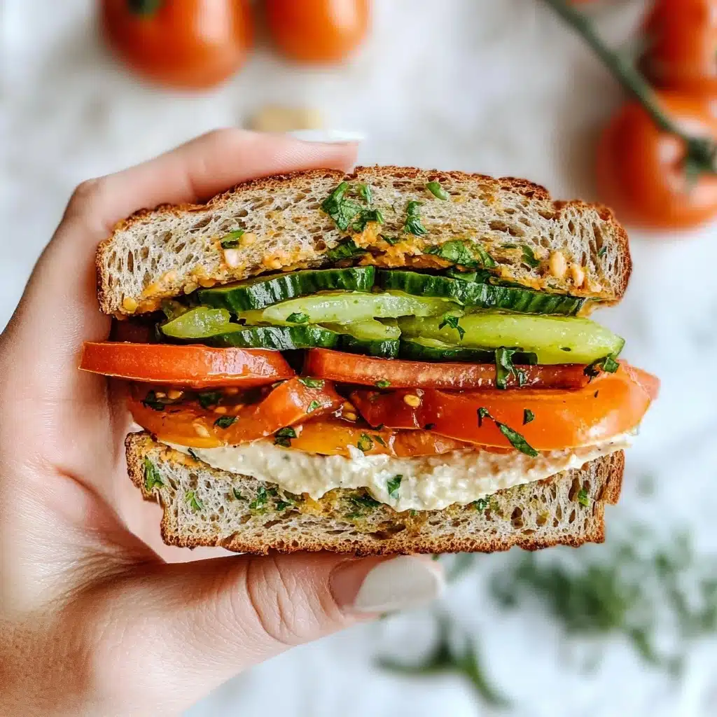 The Perfect Tomato Sandwich Recipe - Recipe Image