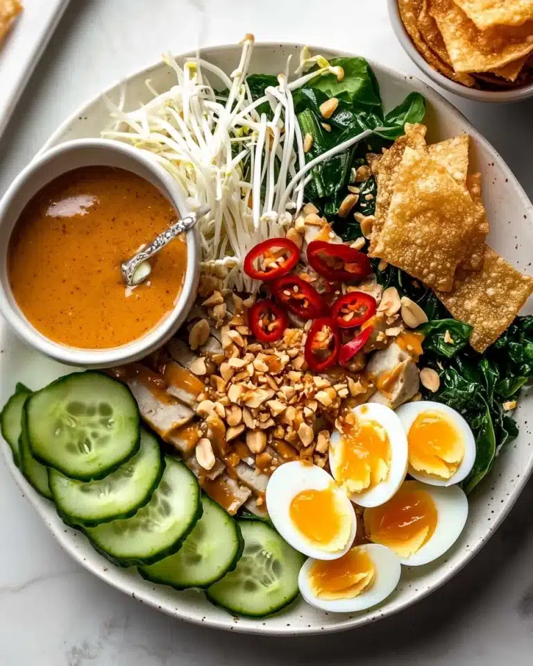 Gado Gado (Indonesian Salad with Peanut Sauce) Recipe