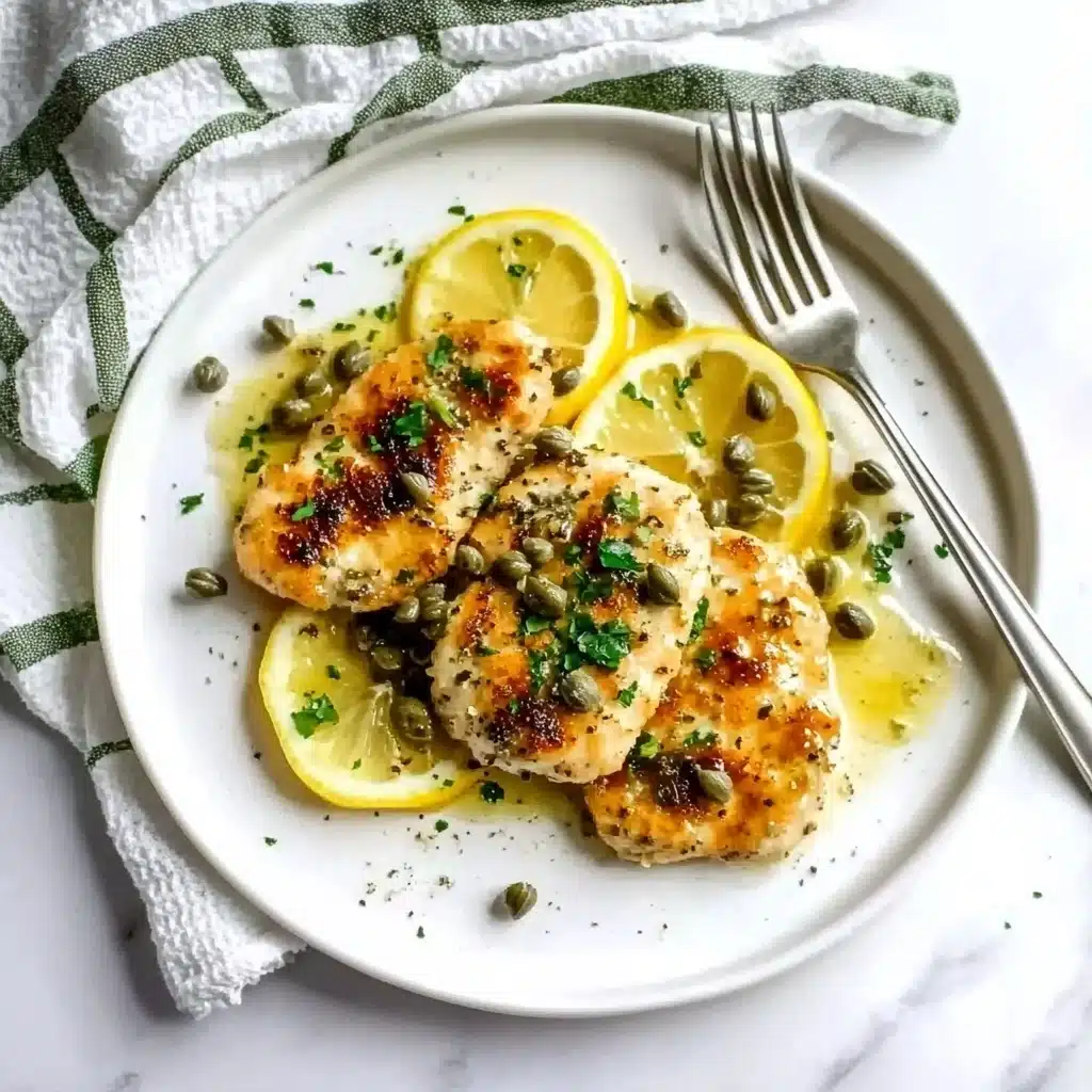 Golden Pan-Seared Rockfish with Lemon Caper Sauce Recipe - Recipe Image