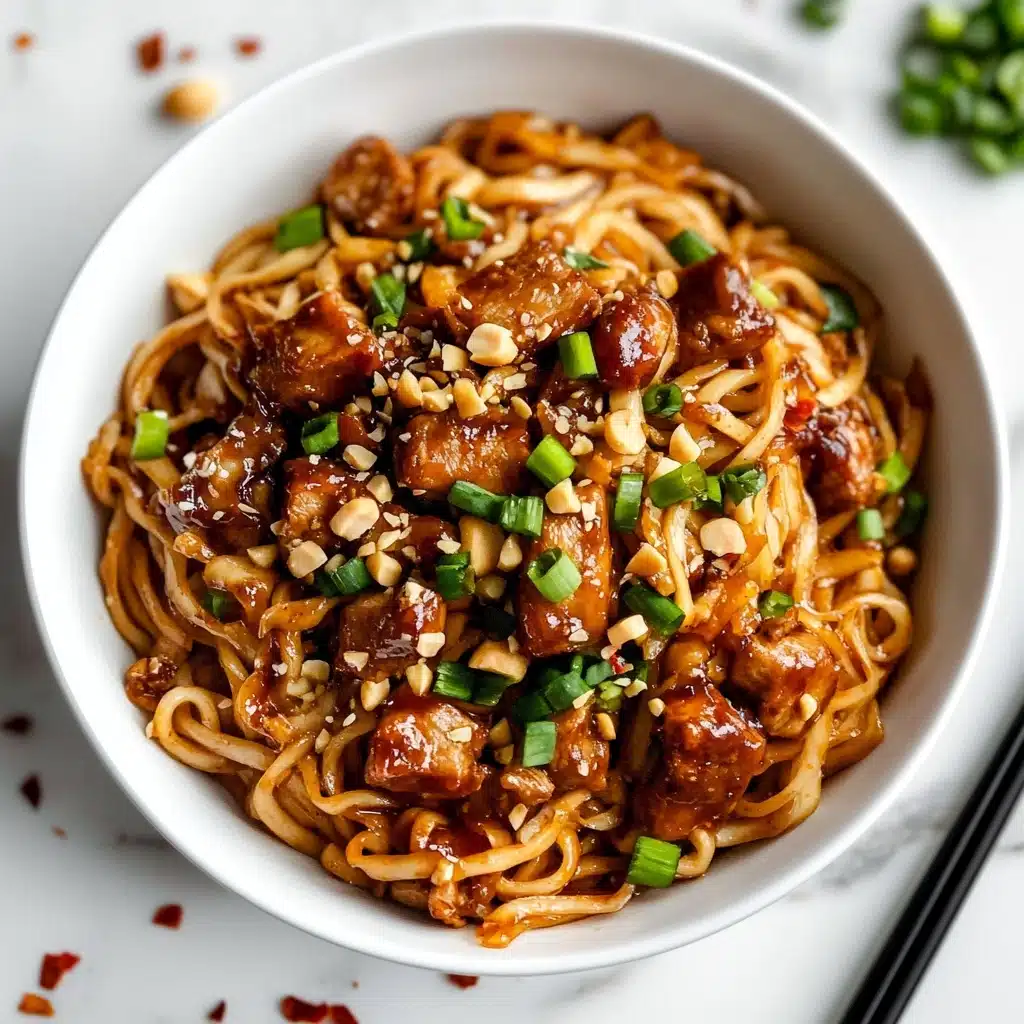 Kung Pao Chicken Noodles Recipe - Recipe Image