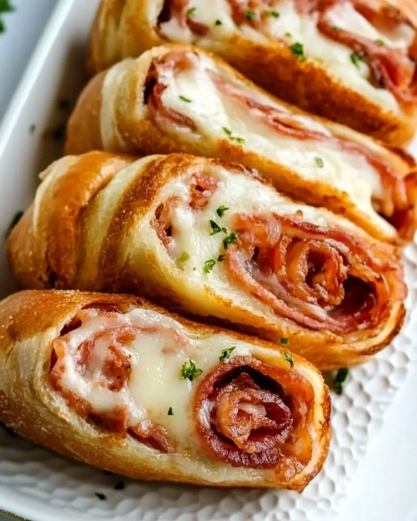 Homemade Stromboli with Italian Meats and Cheese Recipe