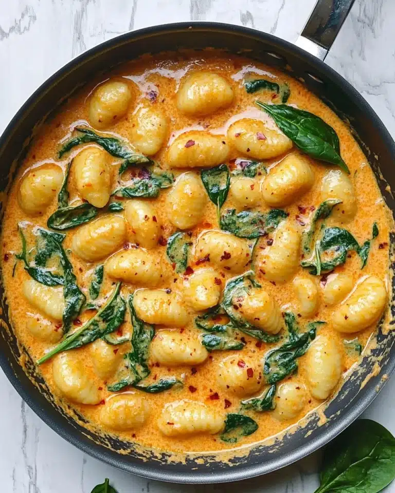Creamy Spinach Gnocchi Recipe