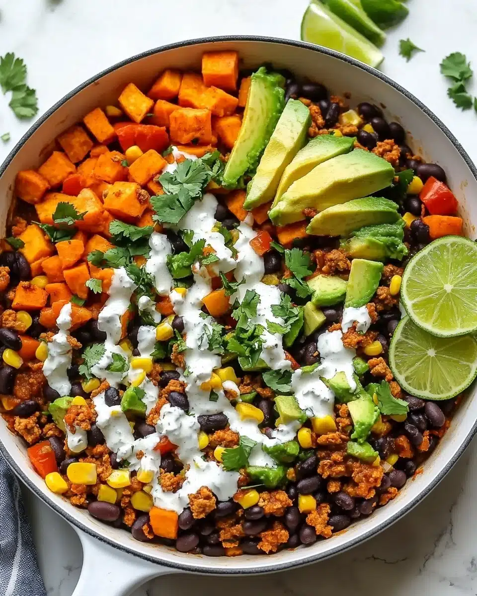 Mexican Beef and Veggie Skillet Recipe