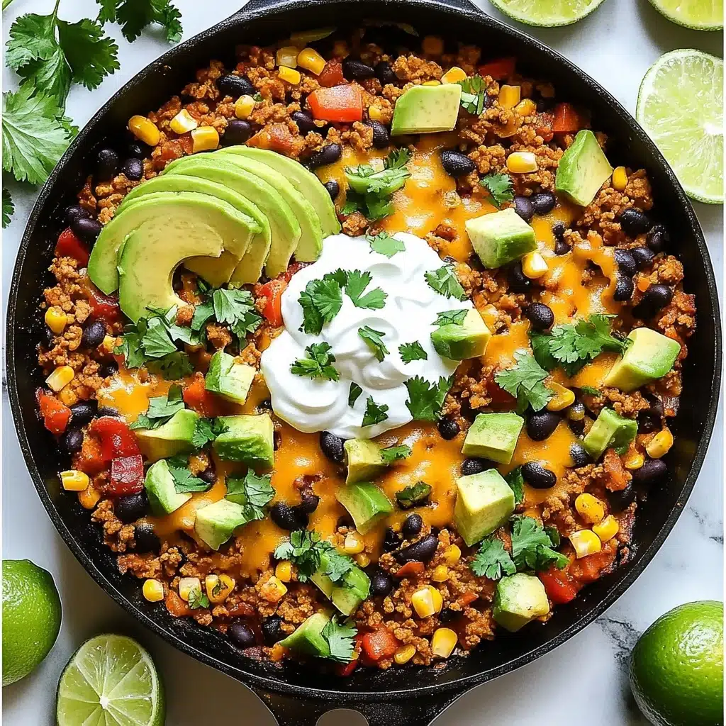 Mexican Beef and Veggie Skillet Recipe - Recipe Image