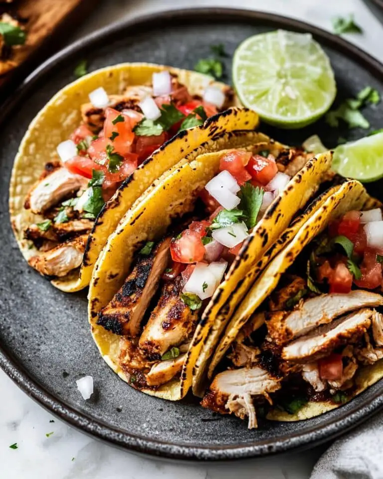 The BEST Grilled Chicken Tacos Recipe