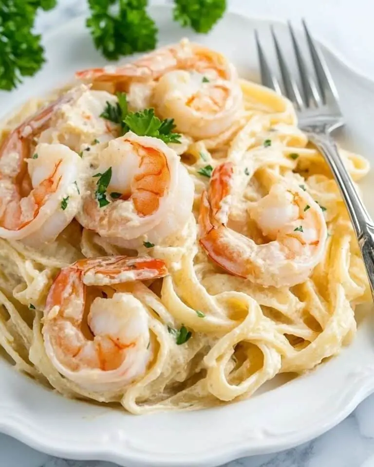 Shrimp Fettuccine Alfredo Recipe