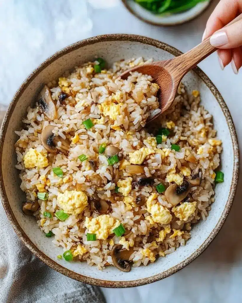 Mushroom Fried Rice Recipe
