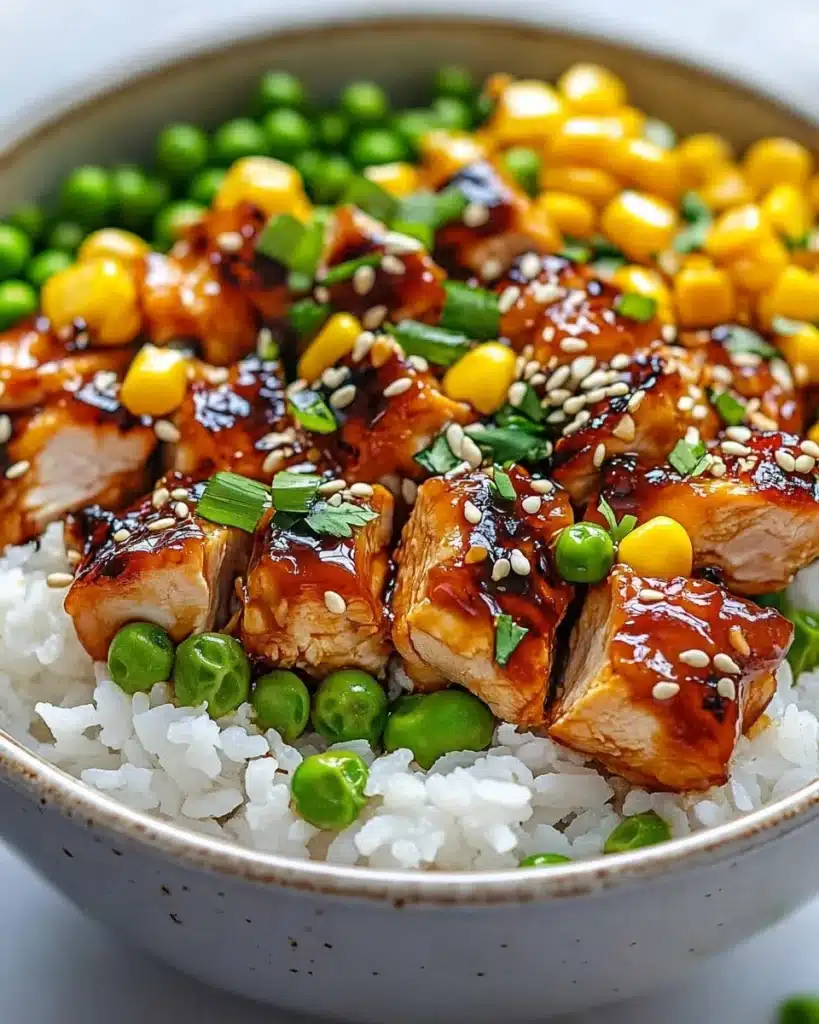 Street Corn Chicken Rice Bowls Recipe