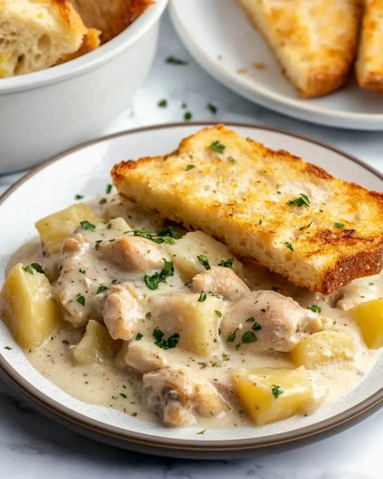 Garlic Parmesan Crockpot Chicken and Potatoes Recipe