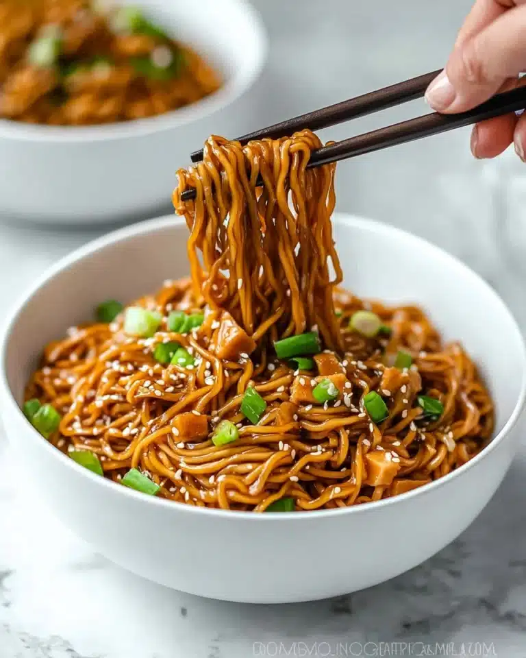 Easy Saucy Ramen Noodles Recipe