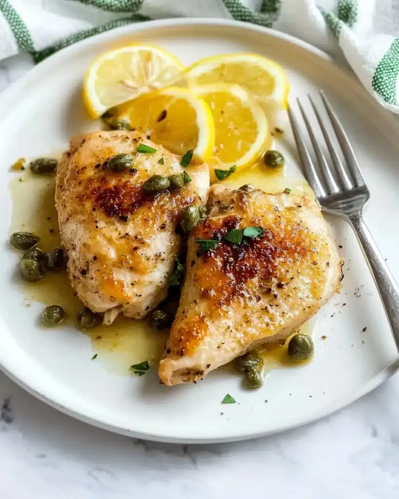 Golden Pan-Seared Rockfish with Lemon Caper Sauce Recipe