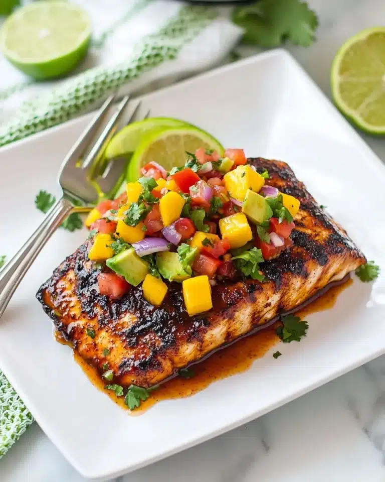 Easy Mango Teriyaki Salmon Recipe