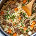 Instant Pot Beef and Rice Recipe
