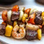 Grilled Steak and Shrimp Kabobs Recipe