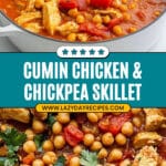 Cumin Chicken & Chickpea Skillet Recipe
