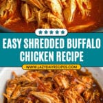 Easy Shredded Buffalo Chicken Recipe