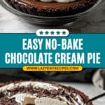 No-Bake Chocolate Cream Pie Recipe