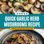 Garlic Mushrooms with Herbs Recipe