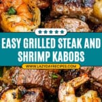 Grilled Steak and Shrimp Kabobs Recipe