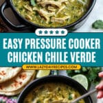 Chicken Chile Verde Pressure Cooker Recipe