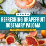 Grapefruit Rosemary Paloma Recipe