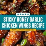 Honey Garlic Wings Recipe