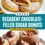 Sugar Donuts Filled With Chocolate Recipe