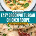 Crockpot Tuscan Chicken Recipe
