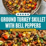 Mom's Ground Turkey and Peppers Recipe