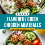Greek Chicken Meatballs Recipe